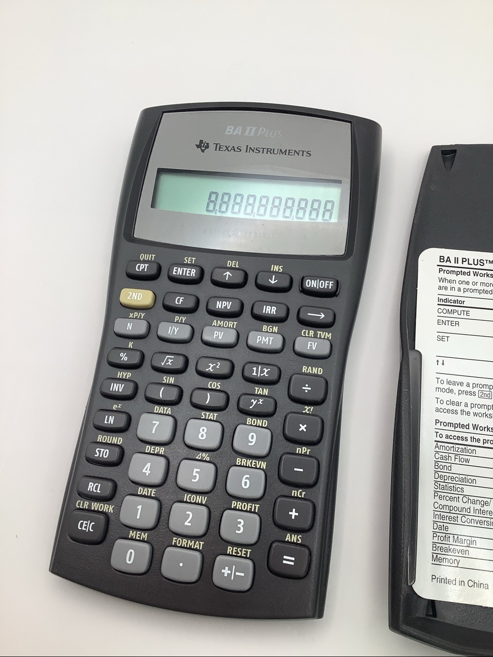 Texas Instruments BA II Plus Financial Calculator - Picture 2 of 8